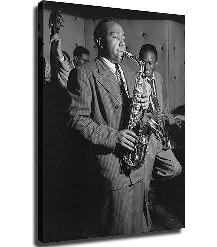 Amazon.com: Charlie Parker Poster, Bird, Jazz Music